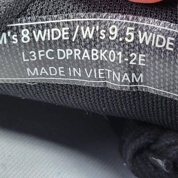 Kizik Prague Black Hands Free Athletic Canvas Sneakers Womens 9.5‎ Wide Mens 8 - Picture 11 of 11